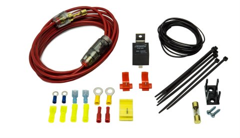 Kleinn 10 Gauge Compressor Wiring Kit/ 40A Relay/ 14.75 ft w/ AGU Fuse Holder