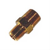Kleinn Hex Male Nipple Adapter - 3/8In M NPT to 1/4In M NPT thumbnail 1