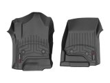 WeatherTech 2014+ Chevrolet Silverado 1500 Vinyl Front FloorLiner - Black (Fits Double / Crew Cab) thumbnail 3