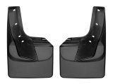 WeatherTech 19+ Dodge Ram w/ Factory Flares Rear No Drill Mudflaps - Black thumbnail 1