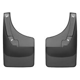 WeatherTech 19+ Dodge Ram w/ Factory Flares Rear No Drill Mudflaps - Black thumbnail 6