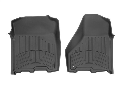 WeatherTech 12-18 Dodge Ram 1500 Crew Cab / Extended Cab Front FloorLiner HP - Black thumbnail 1