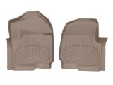 WeatherTech 2017+ Ford F-250/F-350/F-450/F-550 SuperCab/SuperCrew Front FloorLiner HP - Tan thumbnail 1