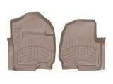 WeatherTech 2017+ Ford F-250/F-350/F-450/F-550 SuperCab/SuperCrew Front FloorLiner HP - Tan thumbnail 2