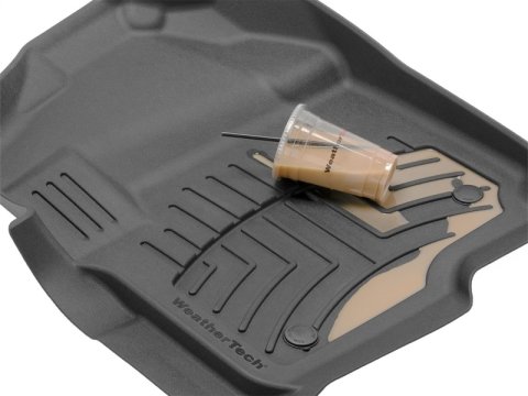 WeatherTech 2020+ Jeep Gladiator Front FloorLiner HP - Black thumbnail 4