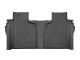 WeatherTech 19-23 Chevrolet Silverado 1500 Crew Cab; Bucket Seating Rear FloorLiner HP - Black thumbnail 1