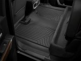 WeatherTech 19-23 Chevrolet Silverado 1500 Crew Cab; Bucket Seating Rear FloorLiner HP - Black thumbnail 2