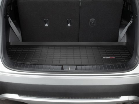 WeatherTech 2020+ Hyundai Palisade (Behind 3rd Row) Cargo Liners - Black thumbnail 4