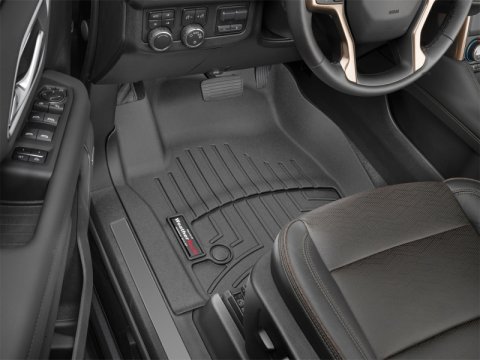 WeatherTech 2021+ Chevrolet Suburban Front FloorLiner - Black thumbnail 2