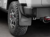 WeatherTech 18+ Jeep Wrangler Rubicon Rear No Drill Mudflaps - Black thumbnail 2