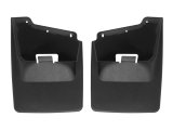 WeatherTech 2020+ GMC Sierra 2500HD/3500HD Rear No Drill Mudflaps - Black thumbnail 1