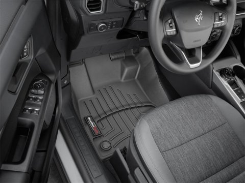 WeatherTech 2021+ Ford Bronco Sport (w/o Rubberized Floor)/2022 Ford Maverick Front FloorLiner - Blk thumbnail 2