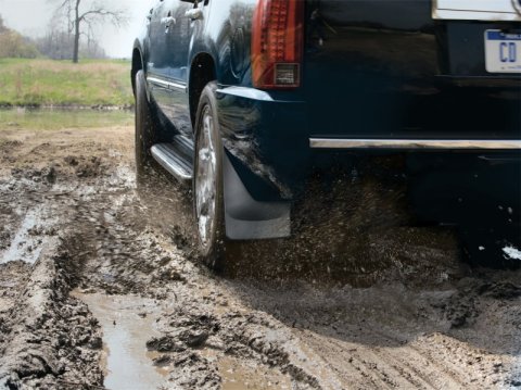 WeatherTech 99-07 Ford F-Series Super Duty No Drill Mudflaps - Black thumbnail 6