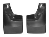 WeatherTech 14+ Chevrolet Silverado No Drill Mudflaps - Black thumbnail 2