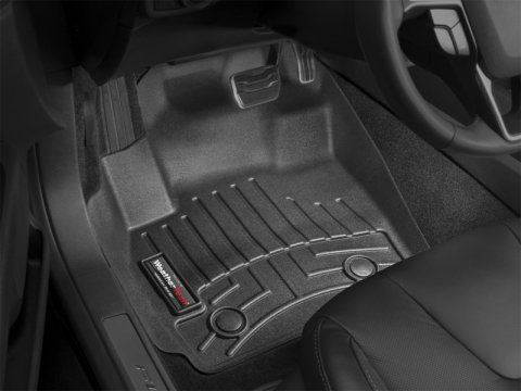 WeatherTech 13+ Lincoln MKZ Front FloorLiner - Black thumbnail 4
