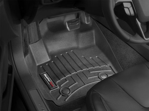 WeatherTech 14+ Chevrolet Silverado Front FloorLiner - Black thumbnail 5