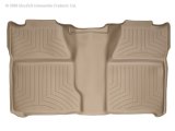 WeatherTech 07-13 Chevrolet Silverado Crew Cab Rear FloorLiner - Tan thumbnail 2