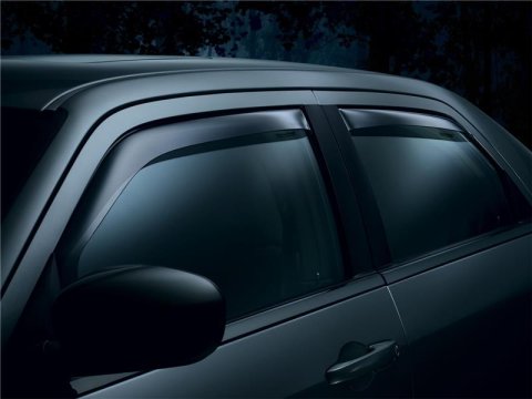 WeatherTech 07+ GMC Acadia Front and Rear Side Window Deflectors - Dark Smoke thumbnail 2