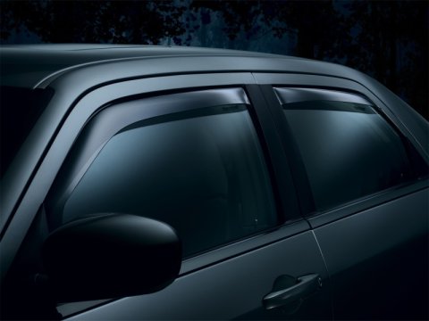 WeatherTech 07+ GMC Acadia Front and Rear Side Window Deflectors - Dark Smoke thumbnail 7