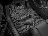 WeatherTech 14+ Chevrolet Silverado Front Rubber Mats - Black thumbnail 1