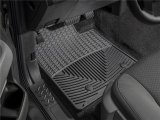 WeatherTech 07+ Chevrolet Avalanche Front Rubber Mats - Black thumbnail 1