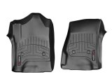 WeatherTech 14+ Chevrolet Silverado/GMC Sierra Crew and Double Cab Front FloorLiners - Black thumbnail 4