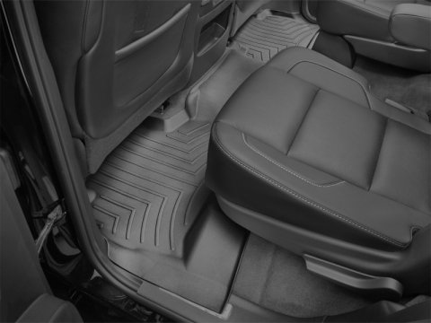 WeatherTech 15+ Chevrolet Suburban Rear FloorLiners - Black thumbnail 2