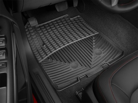 WeatherTech 2015+ Chevrolet Colorado Front Rubber Mats - Black thumbnail 1