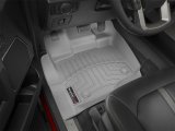 WeatherTech 2015+ Ford F-150 (Fits SuperCrew and SuperCab Dual Floor Posts) Front FloorLiner - Grey thumbnail 6