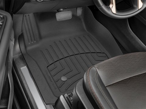 WeatherTech 21+ GMC Yukon / Cadillac Escalade / Chevrolet Suburban Front FloorLiner HP - Black thumbnail 2