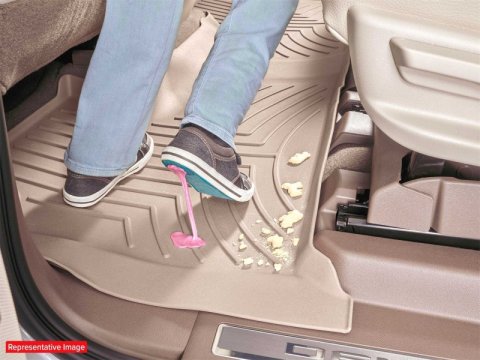 WeatherTech 21+ GMC Yukon / Cadillac Escalade / Chevrolet Suburban Front FloorLiner HP - Black thumbnail 5