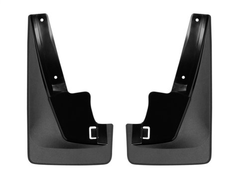 WeatherTech 11-21 Dodge Durango Front No Drill Mudflaps - Black thumbnail 1