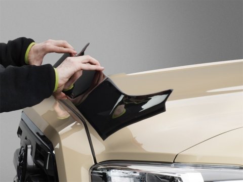 WeatherTech 2019+ Chevrolet Blazer Hood Protector - Black thumbnail 2