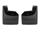 WeatherTech 2021+ Ford F-150 Raptor (Incl. 37 Perf. Pkg) No Drill Rear MudFlaps - Black thumbnail 1