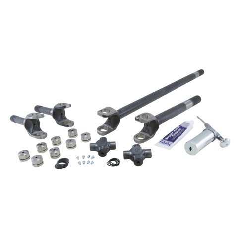 Yukon Gear 4340 Chrome-Moly Replacement Axle Kit For Jeep TJ / YJ & XJ Dana 30 / w/ Super Joints thumbnail 4
