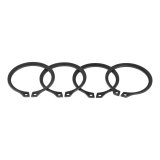 Yukon Gear (4) Full Circle Snap Rings / Fit 297X U-Joint w/ Aftermarket Axle thumbnail 2