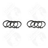 Yukon Gear (4) Full Circle Snap Rings / Fit 297X U-Joint w/ Aftermarket Axle thumbnail 4