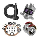 Yukon 8.5in GM 4.11 Rear Ring & Pinion Install Kit 30 Spline Positraction Axle Bearings and Seals thumbnail 1