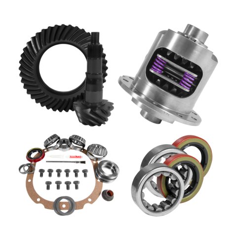 Yukon 8.8in Ford 4.88 Rear Ring & Pinion Install Kit 31 Spline Positraction 2.53in Axle Bearings thumbnail 2