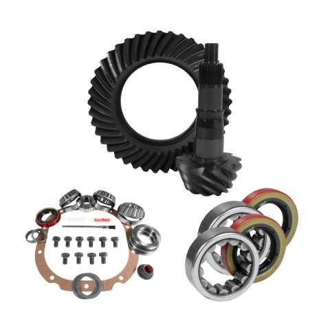 Yukon Gear 8.8in Ford 3.55 Rear Ring & Pinion Install Kit 2.53in OD Axle Bearings and Seals thumbnail 1
