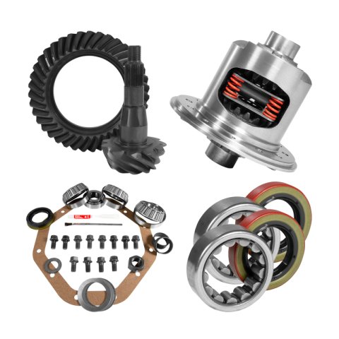 Yukon 9.25in CHY 3.21 Rear Ring & Pinion Install Kit 31 Spline Positraction 1.62in Axle Bearings thumbnail 1