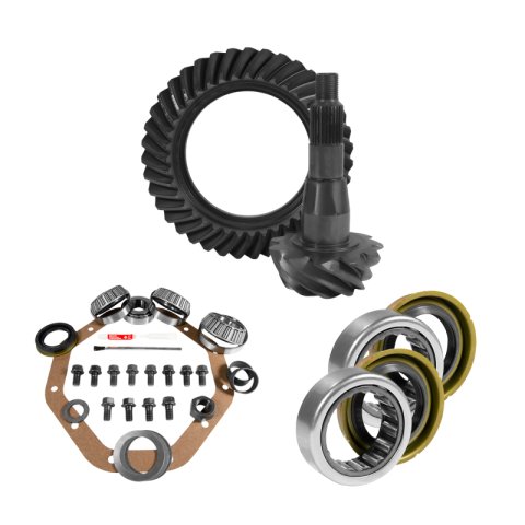 Yukon Gear 9.25in CHY 3.55 Rear Ring & Pinion Install Kit 1.705in Axle Bearings and Seal thumbnail 2