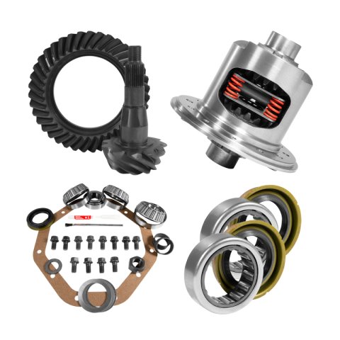 Yukon Gear 9.25in CHY 3.55 Rear Ring & Pinion Install Kit 31 Spline Positraction 1.7in Axle Bearings thumbnail 1