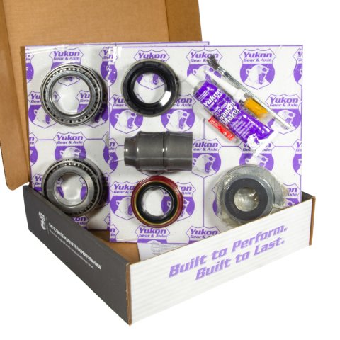 Yukon Gear 9.75in Ford 3.55 Rear Ring & Pinion Install Kit 34 Spline Positraction Axle Bearings thumbnail 1