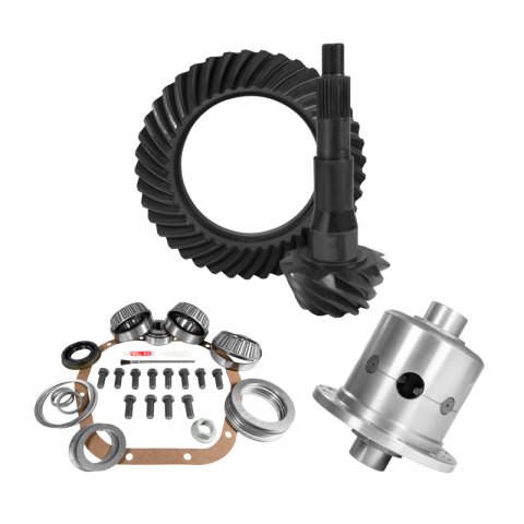 Yukon Gear 10.5in Ford 4.56 Rear Ring & Pinion Install Kit 35 Spline Positraction thumbnail 2