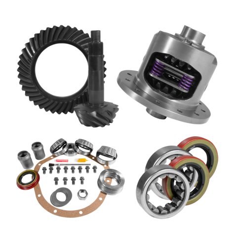 Yukon Gear 8.875in GM 12T 3.42 Rear Ring & Pinion Install Kit 30 Spline Positraction Axle Bearings