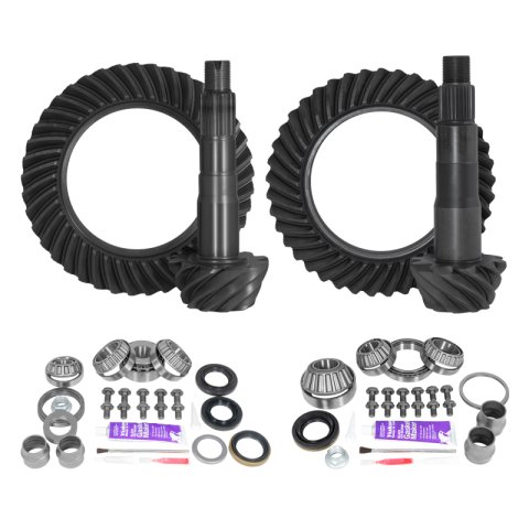 Yukon Ring & Pinion Gear Kit Front & Rear for Toyota 8.2/8IFS Diff (w/Factory Locker) 4.56 Ratio thumbnail 1