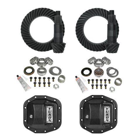 Yukon Gear High Stage 2 Jeep JL Re-Gear Kit w/Covers Dana 30/35 4.88 Ratio 24 Spline thumbnail 1