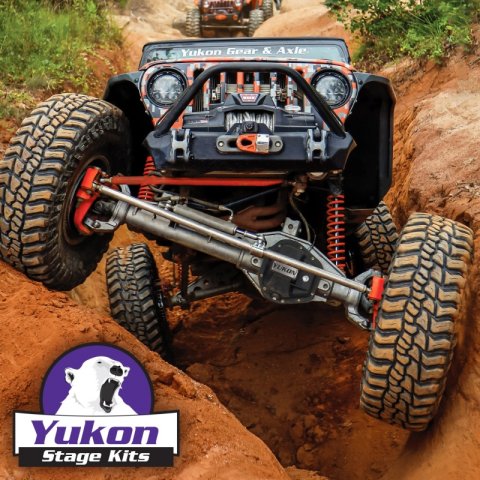 Yukon Gear Stage 2 Jeep JL/JT Re-Gear Kit w/Covers Dana 44 5.38 Ratio 28 Spline thumbnail 2