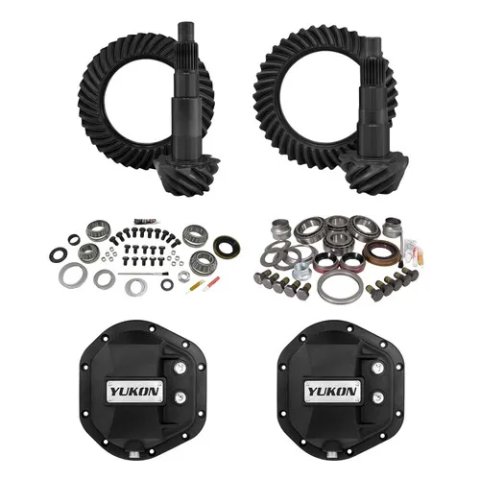 Yukon Gear Stage 2 Jeep JL/JT Re-Gear Kit w/Covers Dana 44 5.38 Ratio 28 Spline thumbnail 7